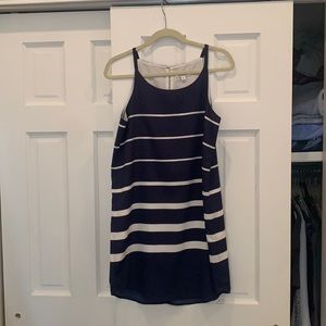 Bb Dakota blue and white striped dress